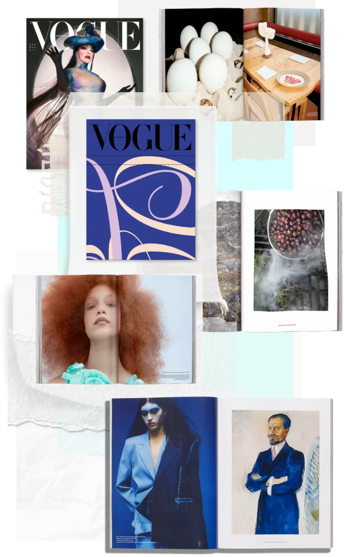 Vogue Scandinavia magazine. Layout work 2021-2025.