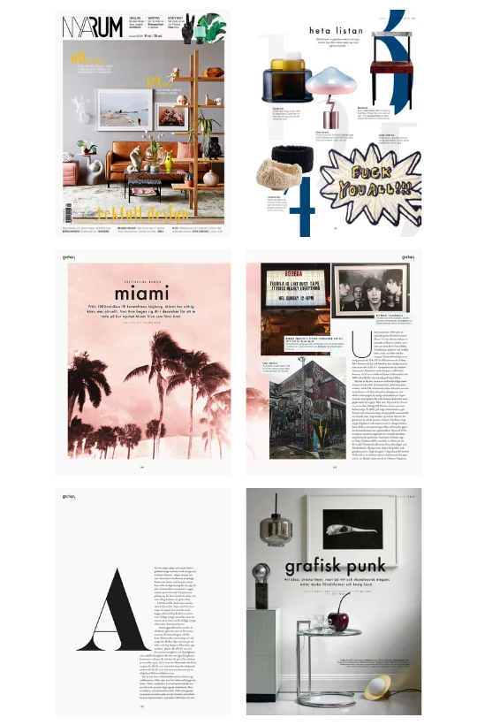 Nya Rum Magazine 2014-2017. Art Direction, Editorial and Graphic Design.