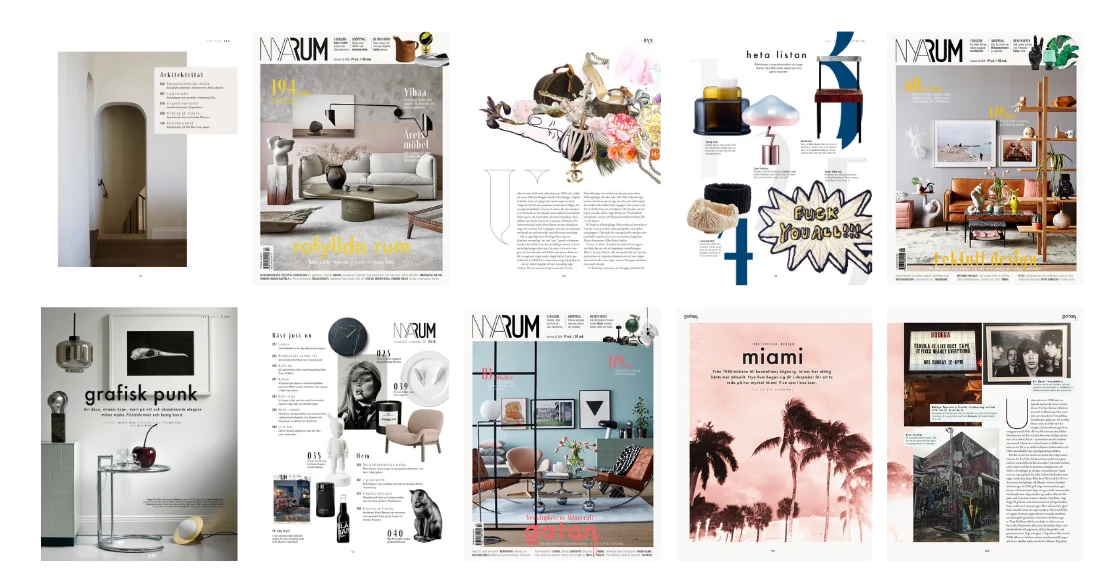 Nya Rum Magazine 2014-2017. Art Direction, Editorial and Graphic Design.