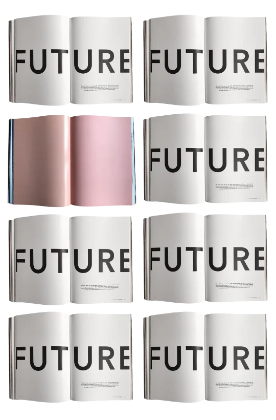 Tidskriften Rum 25 Year Anniversary Coffee Table Book, PAST PRESENT FUTURE. Art Direction and Graphic Design.