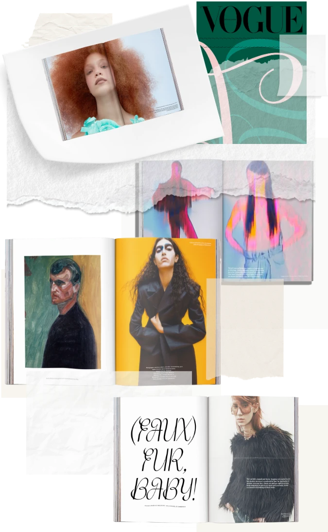 Vogue Scandinavia magazine. Layout work 2021-2025.