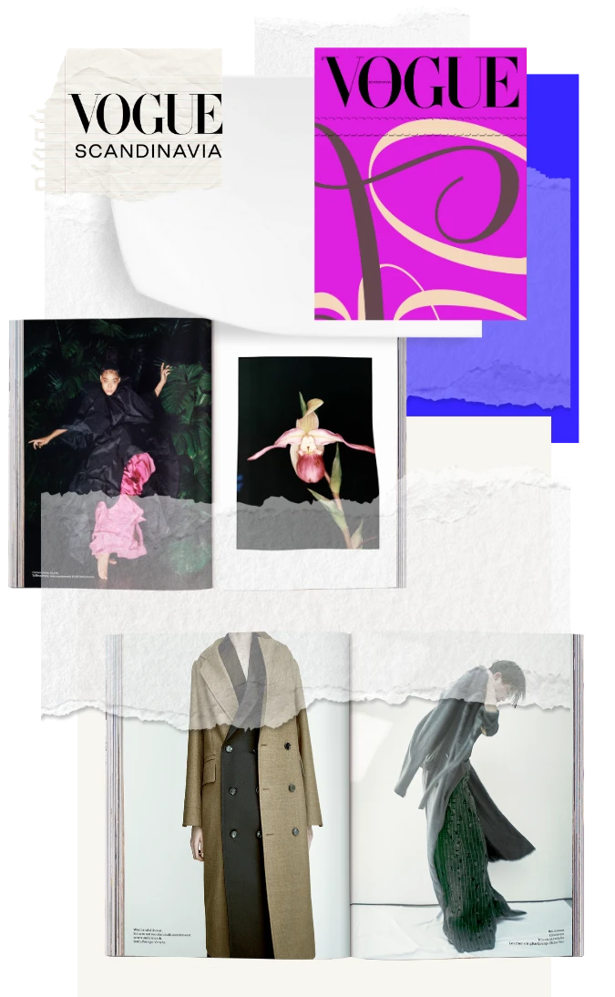 Vogue Scandinavia magazine. Layout work 2021-2025.